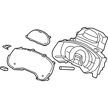 Honda 78100-TM8-A13 Meter Assembly, Combination