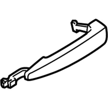 BMW 51-21-7-326-918 Outside Door Handle Right