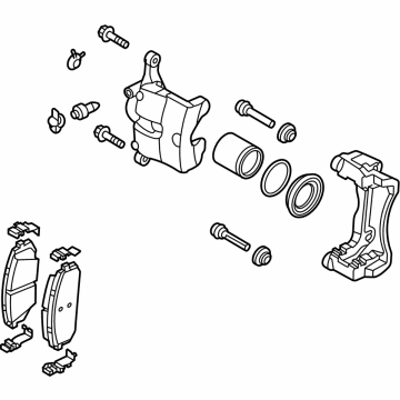 Kia 58110L0000 Front Brake Assembly, Left