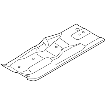 BMW 41-00-7-480-912 FLOOR PANEL RIGHT