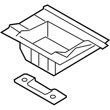 BMW 41-12-7-310-119 Luggage-Compartment Floor, Rear