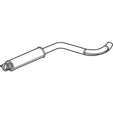 GM 13423330 Muffler & Pipe