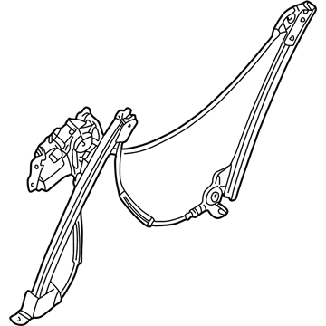 BMW 51-33-8-234-385 Window Regulator Front Left