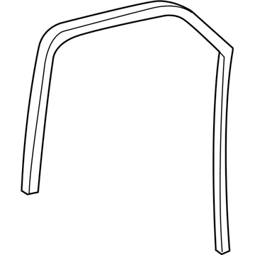 Mopar 5112246AD WEATHERSTRIP-Front Door Glass Run