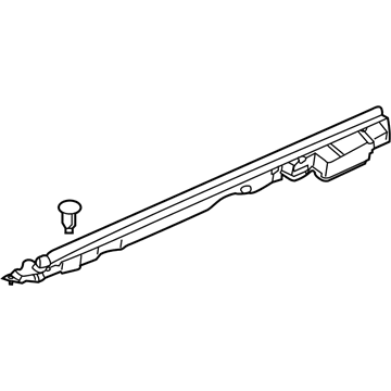 Infiniti 65821-JK000 Seal Assy-Hood, Front LH