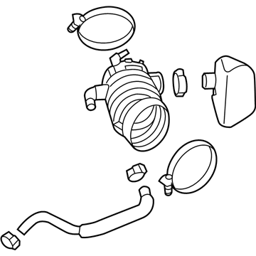 Hyundai 28140-3V300 Hose Assembly-Air Intake