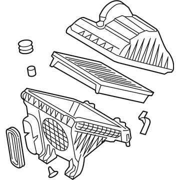 Hyundai 28110-3V350 Cleaner Assembly-Air