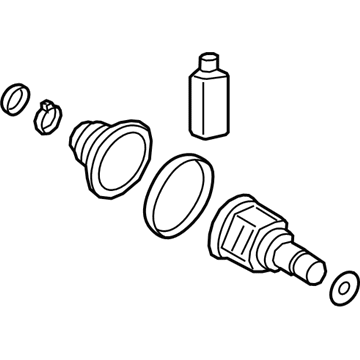 Hyundai 49535-F2200 Joint Kit-Front Axle Differential Side RH