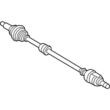 Hyundai 49501-F2100 Shaft Assembly-Drive, RH