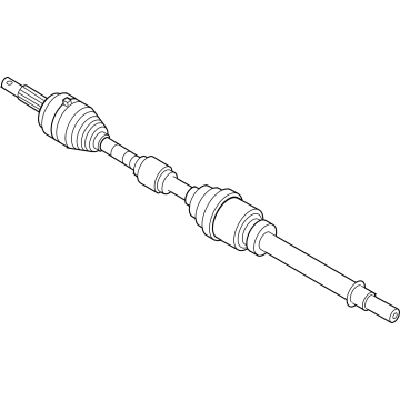 Nissan 39101-6RR2D SHAFT ASSY-FRONT DRIVE, LH