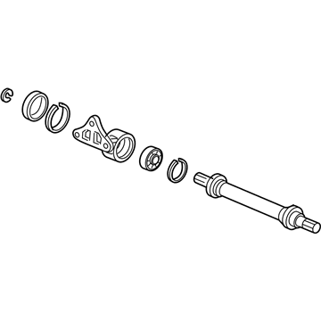 Honda 44500-TF0-Y00 Shaft Assembly, Half