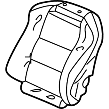Acura 04815-SEP-A10ZA Cover Set, Driver Side Trim (Graphite Black) (Side Airbag) (Leather)