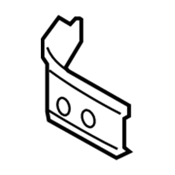 Lexus 53258-50030 Bracket, Front End Panel Mounting, LH