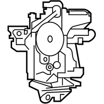 Nissan 90502-1AA0A Back Door Lock Assembly