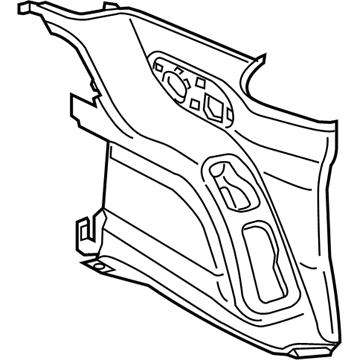 Mopar 5RJ21DX9AG Panel-Quarter Trim