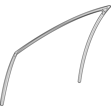 Toyota 68151-62020 Run Weatherstrip