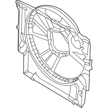 BMW 17-42-8-626-871 Fan Shroud