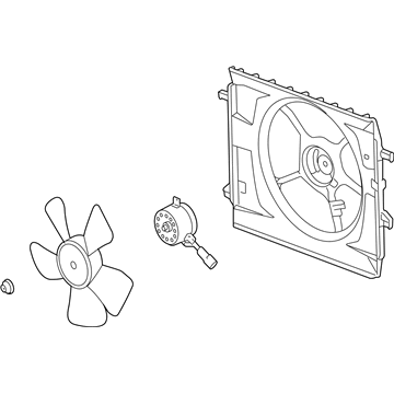 GM 19130227 Fan Shroud