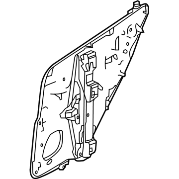 Infiniti 82720-5DM0A Rear Right Driver Window Regulator Assembly