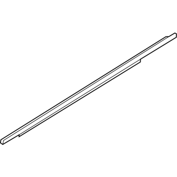 BMW 51-35-7-456-063 OUTER WEATHERSTRIP, REAR LEF