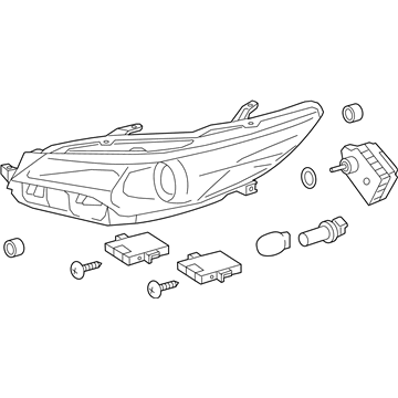 Toyota 81110-06870 Composite Headlamp