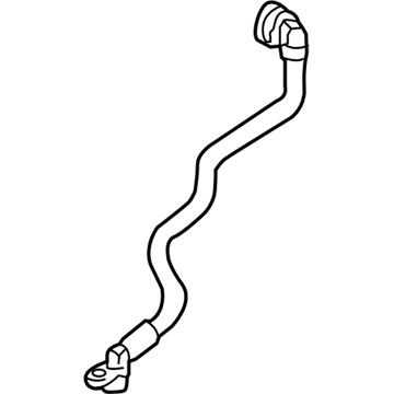 BMW 13-90-8-665-249 FUEL TANK BREATHER LINE