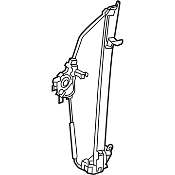 GM 19316873 Window Regulator