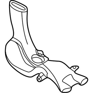 Infiniti 27833-5NA0A Duct-Heater Floor, Rear LH