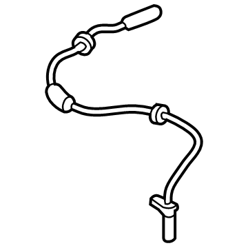 BMW 34-52-6-858-467 Rear Abs Wheel Speed Sensor