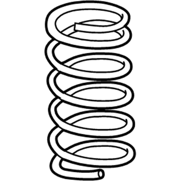 Lexus 48131-24611 Spring, Coil, FR