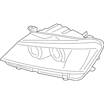 BMW 63-11-7-401-136 Right Headlight