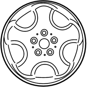 Mopar TQ59PAKAB Wheel-Aluminum
