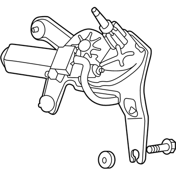 Kia 987002P000 Rear Wiper Motor & Linkage Assembly