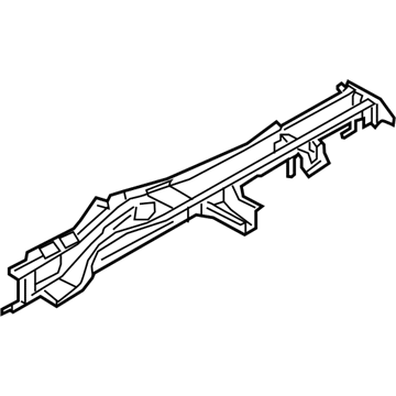 Hyundai 65720-D3000 Member Assembly-Rear Floor Side, RH