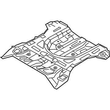 Hyundai 65511-D3000 Panel-Rear Floor