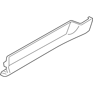 Ford 8A5Z-5410176-CA Rear Rocker Molding