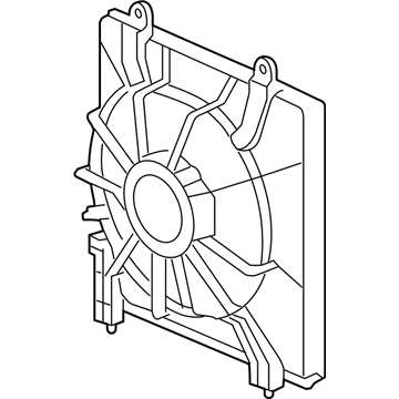 Honda 38615-R40-A02 Shroud