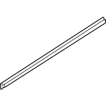 Hyundai 82231-3S000 Weatherstrip-Front Door Belt Inside LH