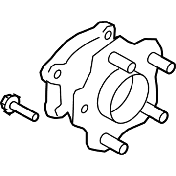 Nissan 43202-62B0A Hub Assembly-Rear Axle