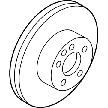 Nissan 43206-6HT0A Rotor-Disc Brake, Rear Axle