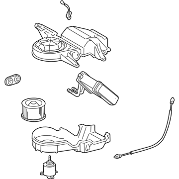 Lexus 87110-60221 Heater Assembly