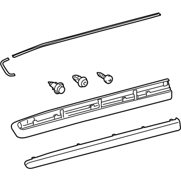 Lexus 75072-60090-B1 MOULDING Sub-Assembly, Front