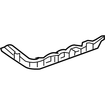 Hyundai 86613-3S000 Bracket Assembly-Rear Bumper Side, LH