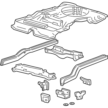 Ford 3F1Z-5411215-AA Rear Floor Pan