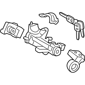 Honda 06351-SCV-C10 LOCK ASSY., STEERING