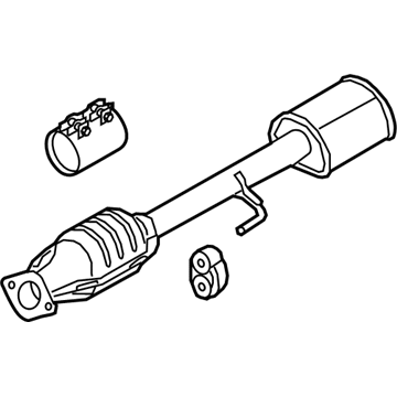 Hyundai 28600-J0200 Center Muffler Complete