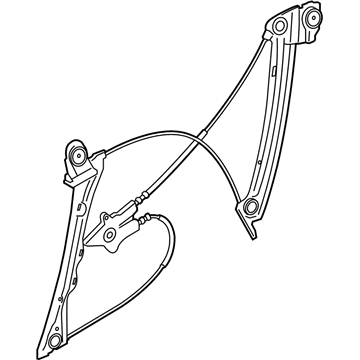 BMW 51-33-7-352-748 Front Right Window Regulator