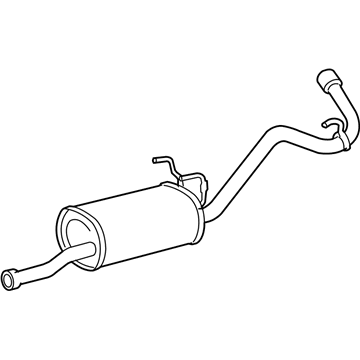 Toyota 17405-0F040 Muffler & Pipe