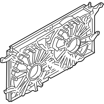 GM 10312887 Shroud, Engine Coolant Fan