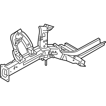 Hyundai 64602-F3000 Member Assembly-Front Side, RH